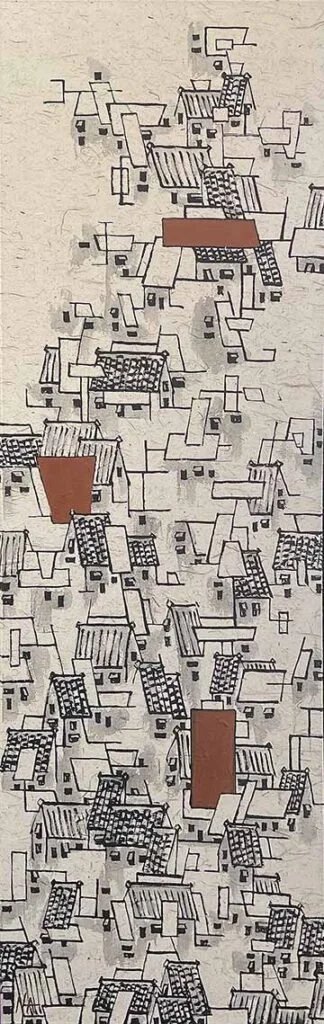 Nha Vuu Impermanence no. 1501 20(W)x60(H) Inches