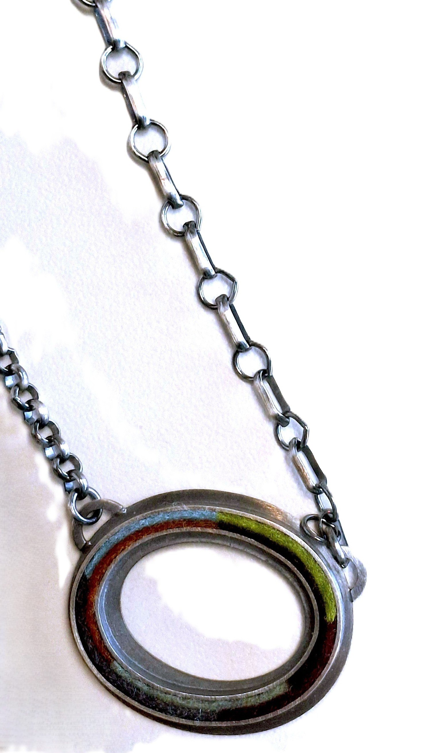 Michele Friedman  Pendants Necklaces Large Oval Donut Necklace.jpg