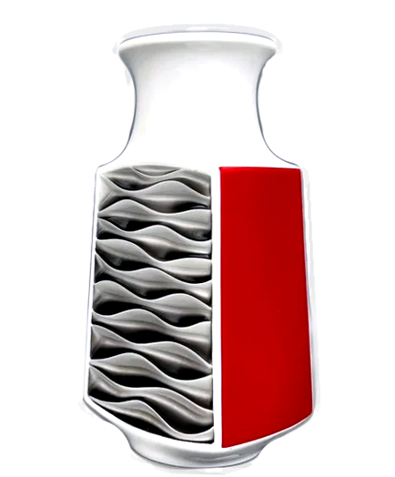 Plankenhammer: 1960s MCM Bavarian Vase