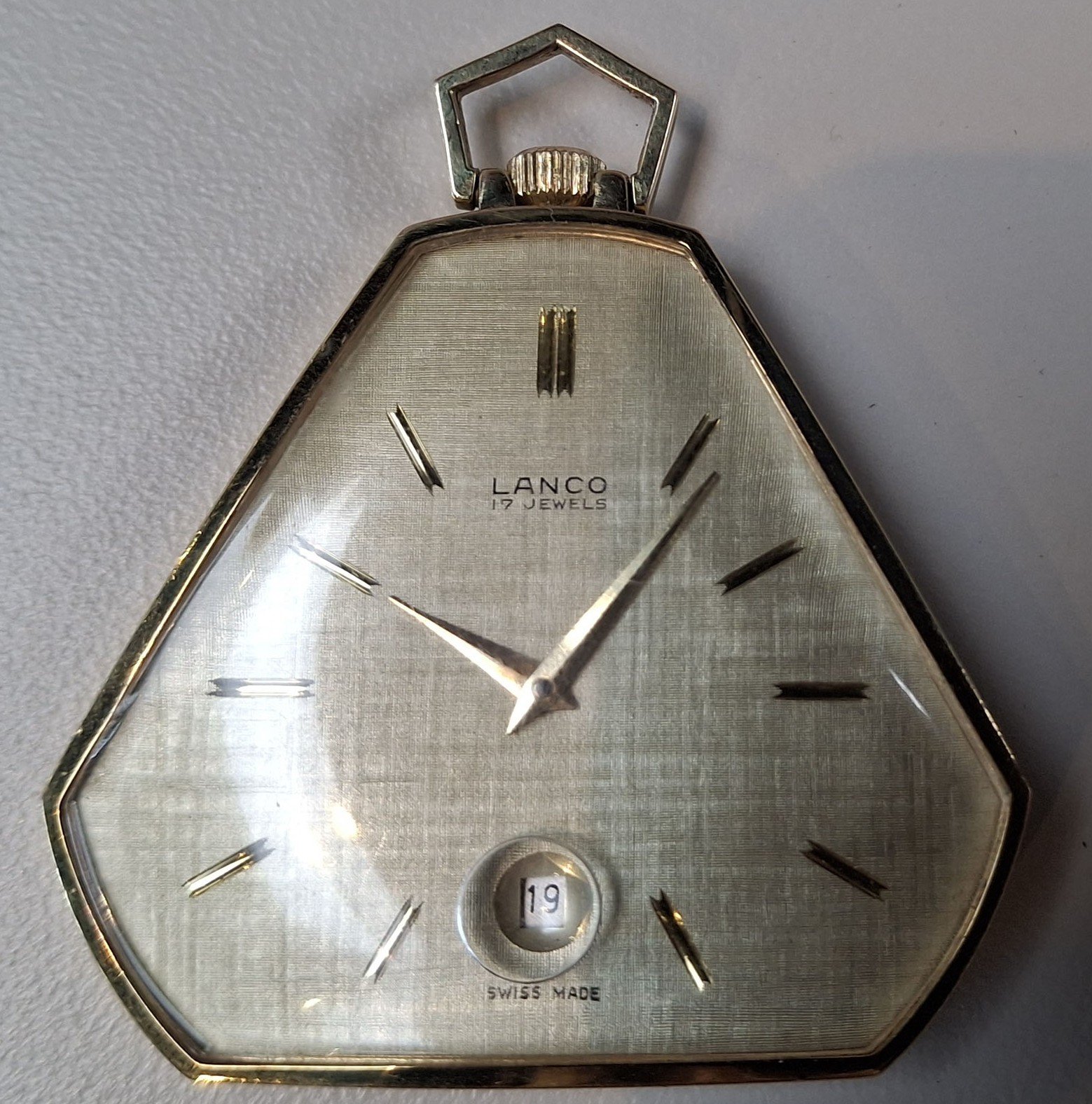 Lanco: Triangular Pocket Watch