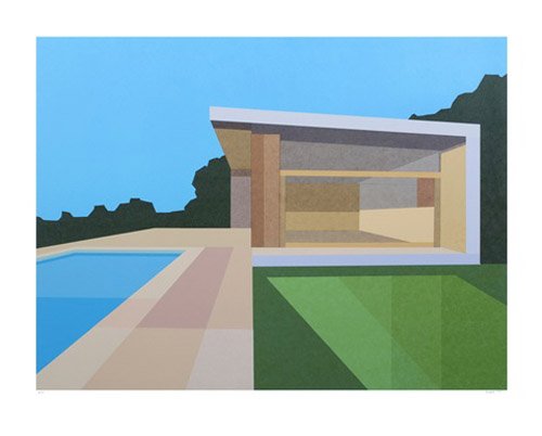 Paintings and prints_ burgess, andy_Pool House_9 of 30_lithograph chine colle_40x32 Framed_$3735_noframe compressed.jpg