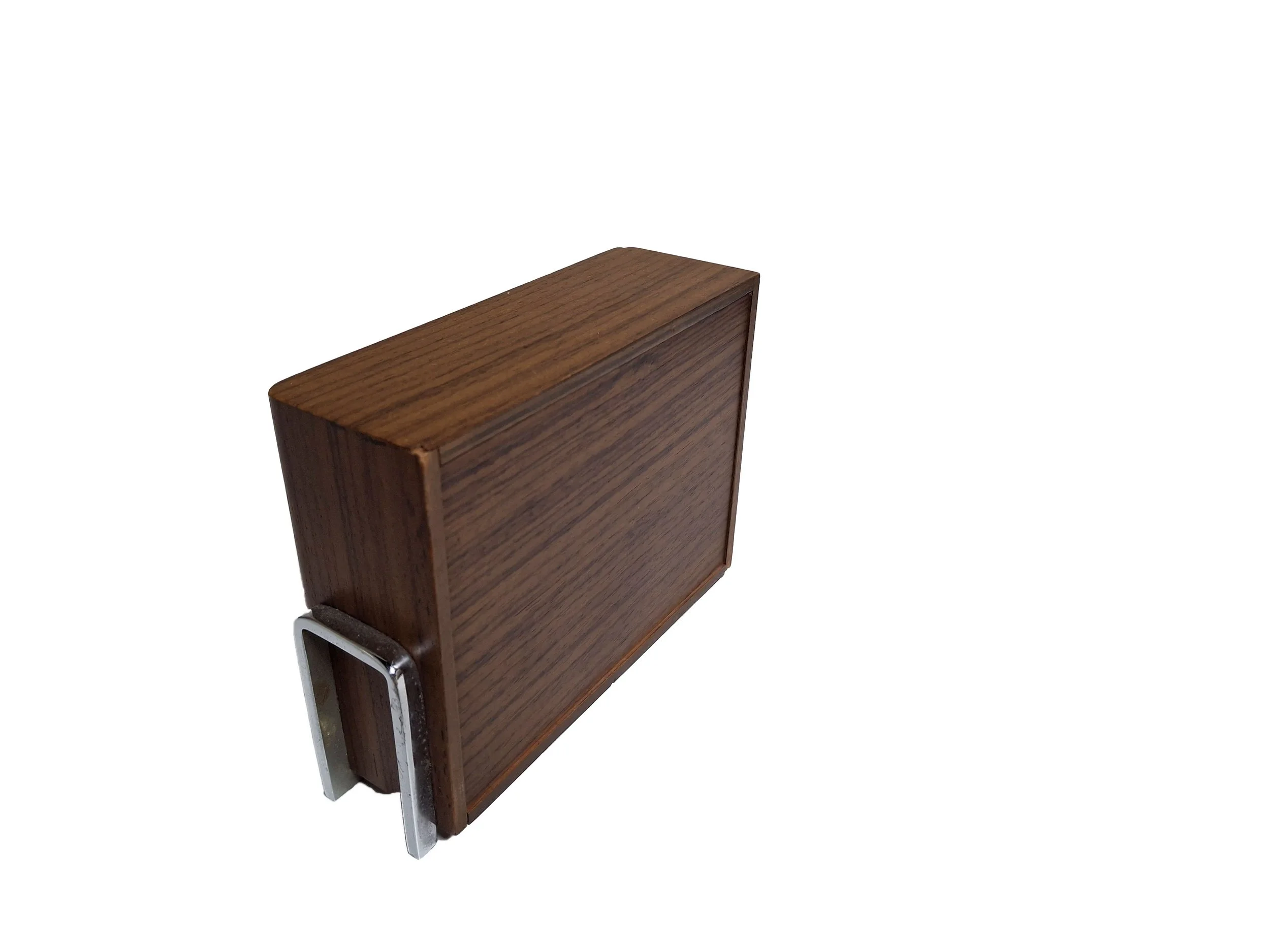 junghans mcm bauhaus inspired desk clock with chrome accents 3.jpg