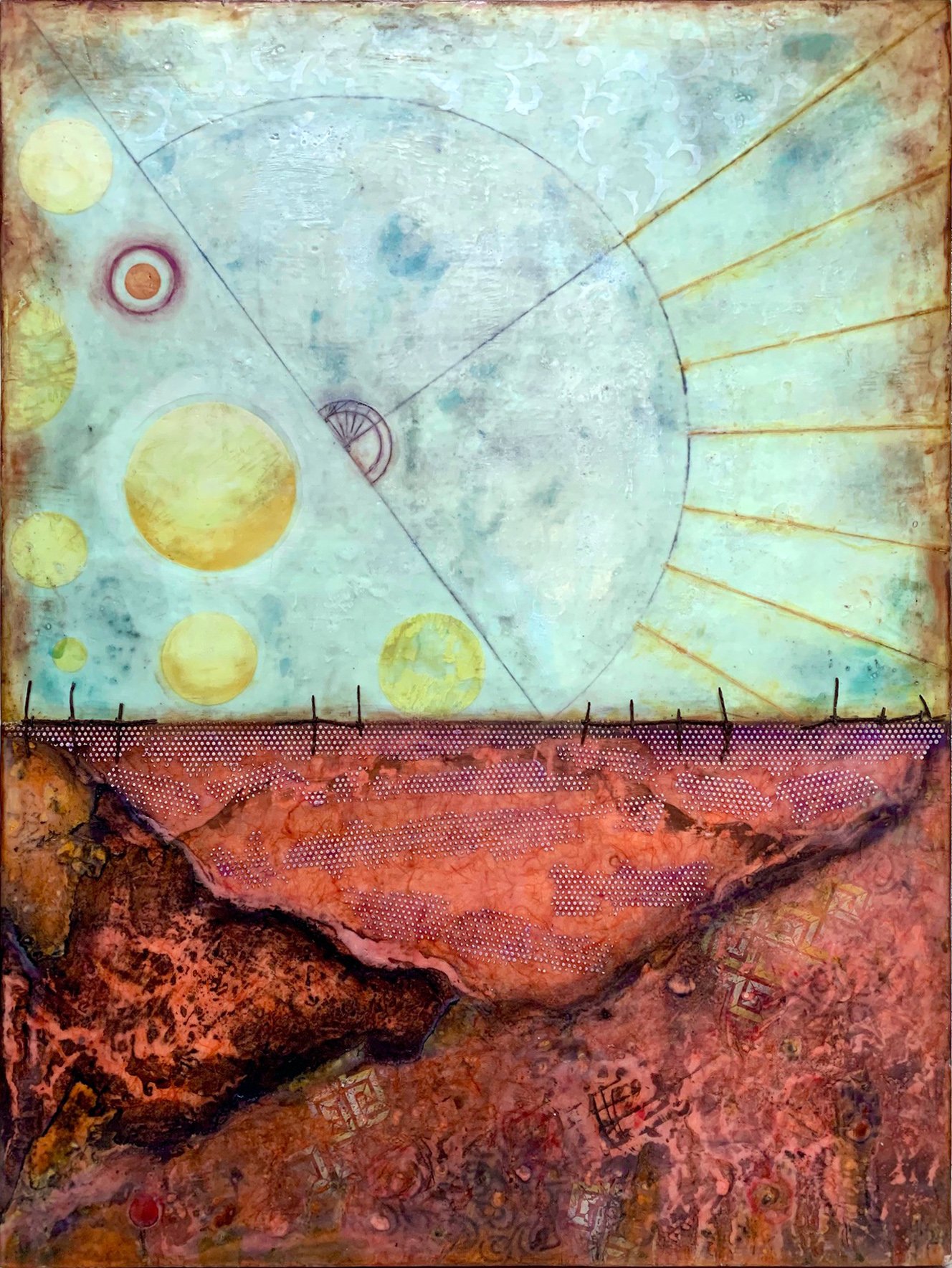 Paintings and Prints_Papka, Gretchen_Canyonlands II_encaustic on wood_$3820.jpg