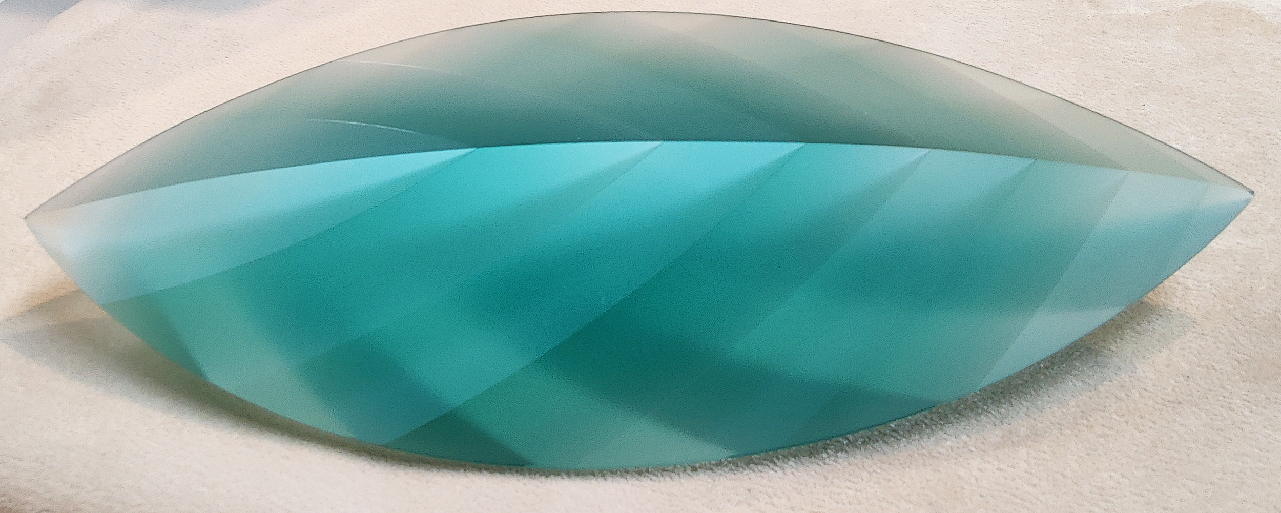 Layers Of Light: Leaf, Aqua