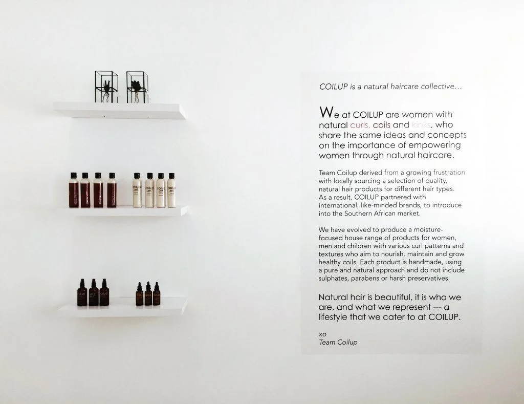 Display design for the launch a haircare brand
