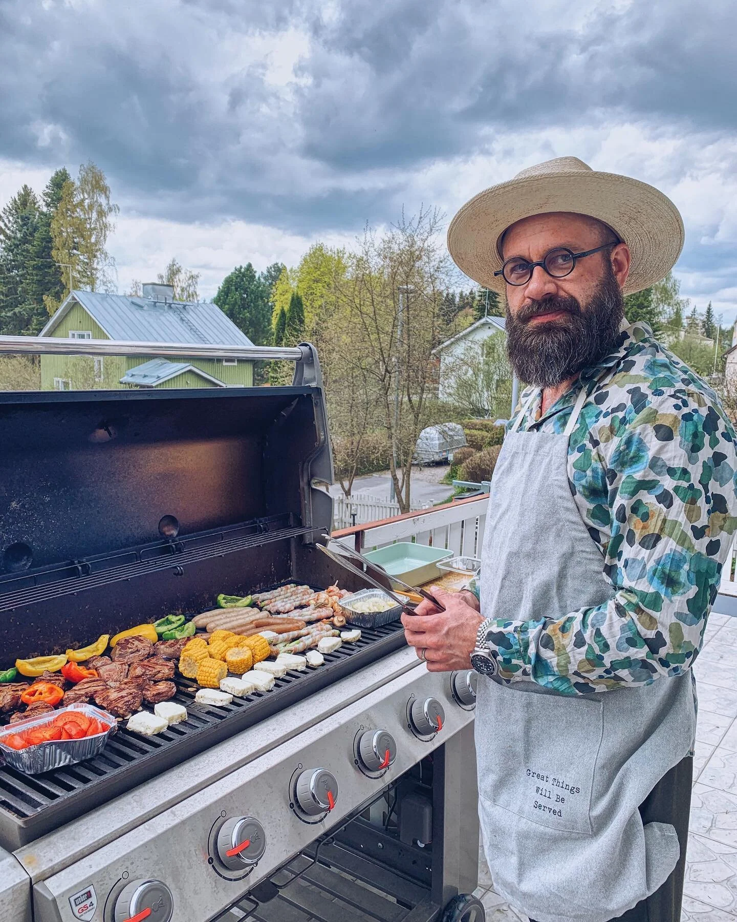 #artistlife #Weber #Fire #Vegan #paljonlihaanam