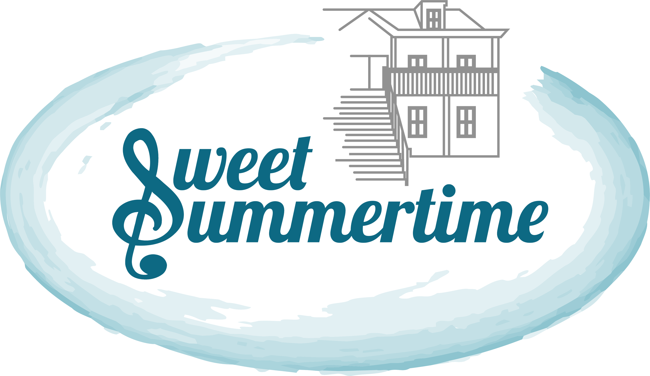 Sweet Summertime Beach House Logo