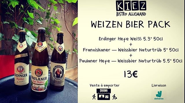 Vous avez dit achats essentiels ?
Le KIEZ vous r&eacute;pond Kiez Bier Pack!😁🍻