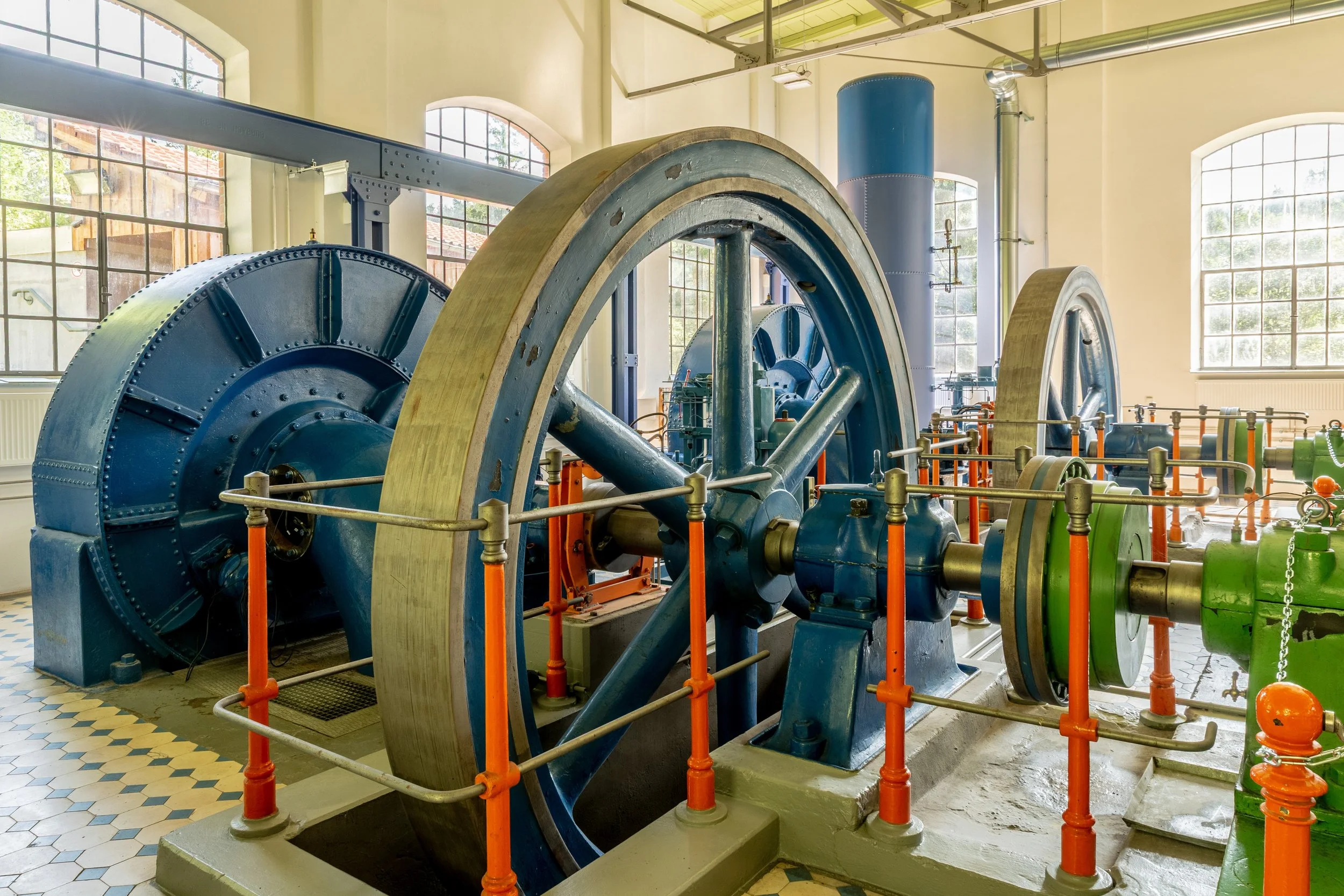 Wasserkraft und elektrische Bahn