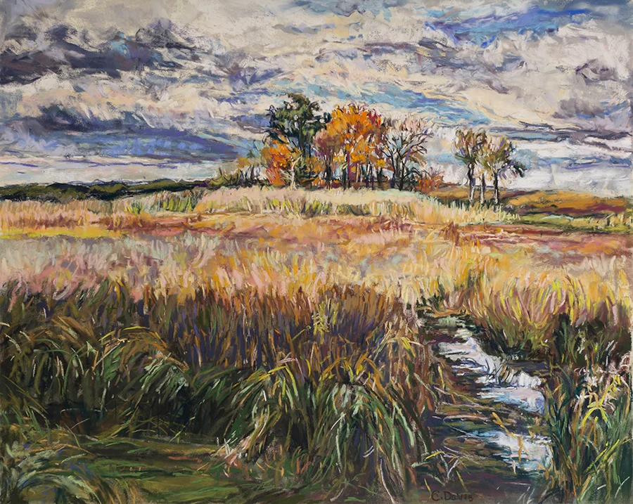 On Stage , 16 x 20 inches, Pastel on UART