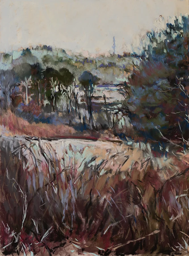 Scottow Hill , 16 x 12 inches, Pastel on UART