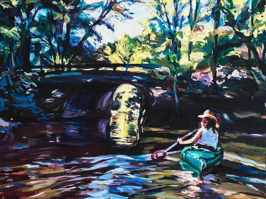 Natural Current , 18 x 24 inches, acrylic on canvas