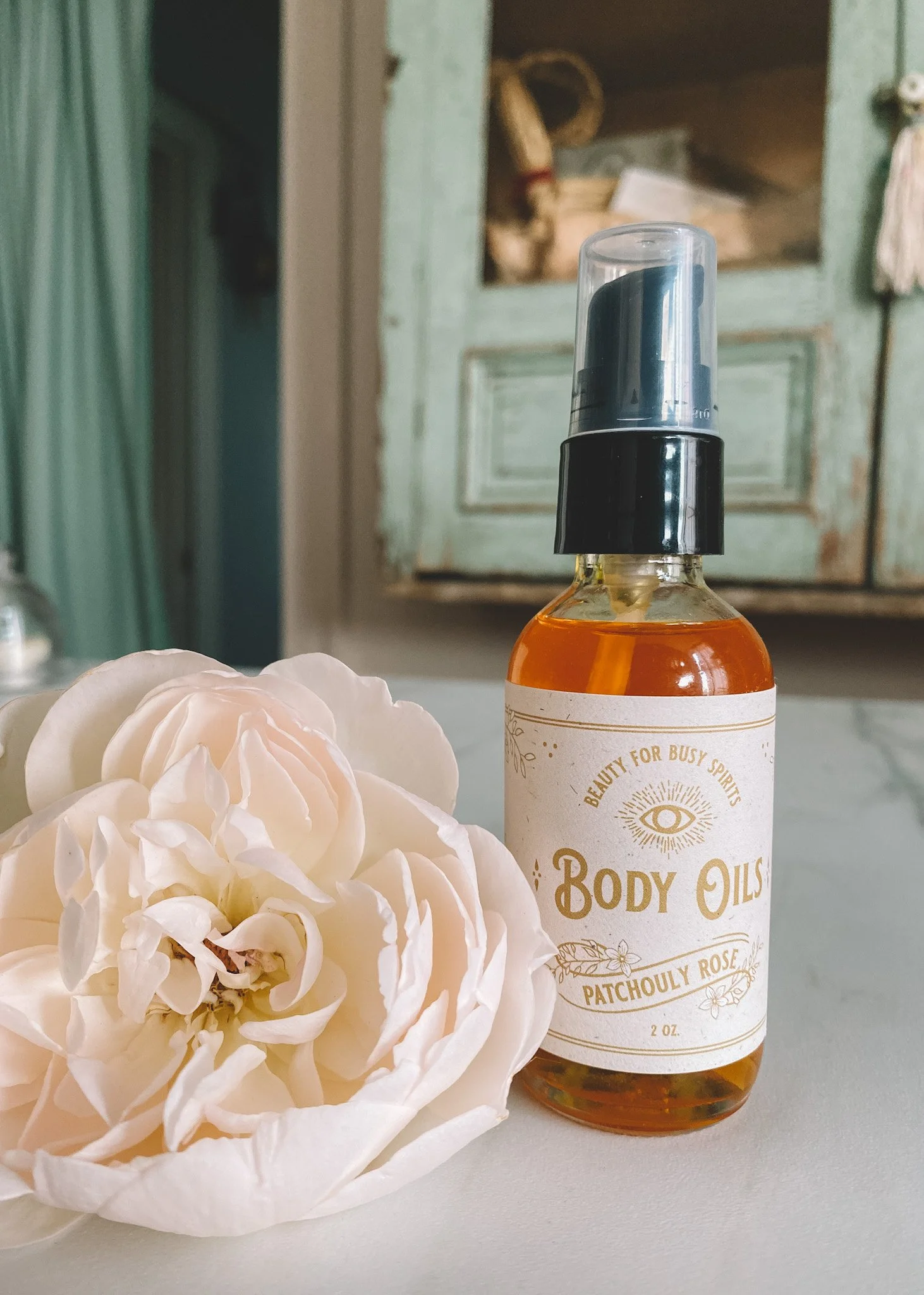 patchouly rose - patchouli rose oil with sea buckthorn Alchemy skincare .JPG