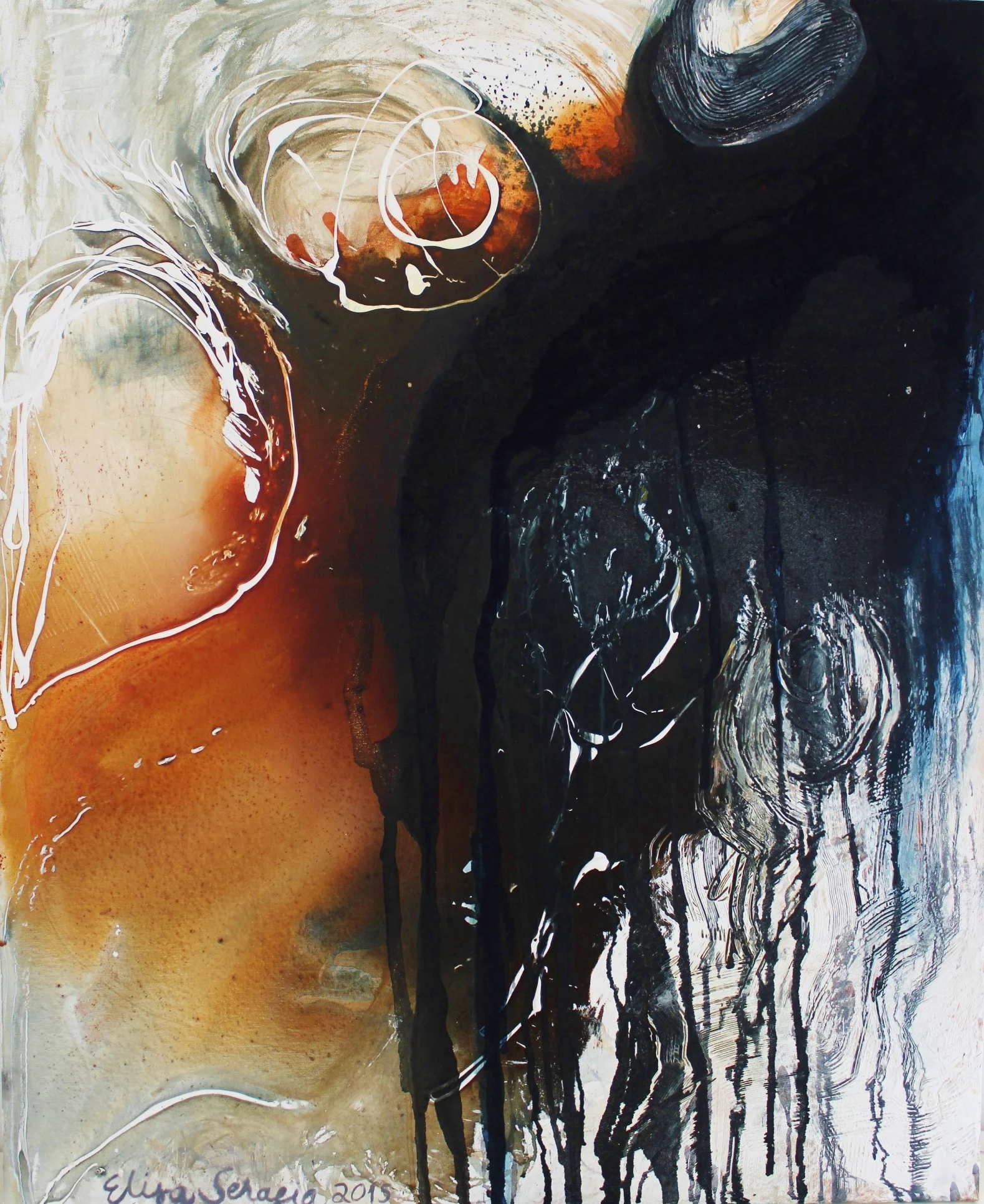  Ääri  Acrylic on canvas  81 x 100 cm  2016 