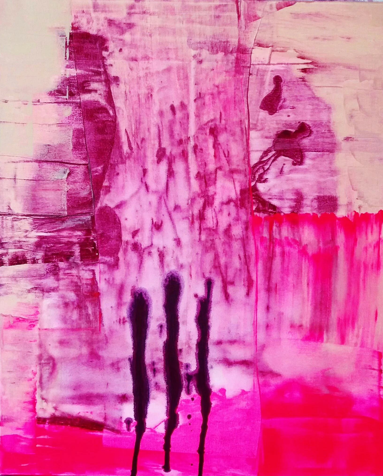 Kevätromanssi ||, Akryyli kankaalle, 100 cm x 80 cm Myyty / Sold