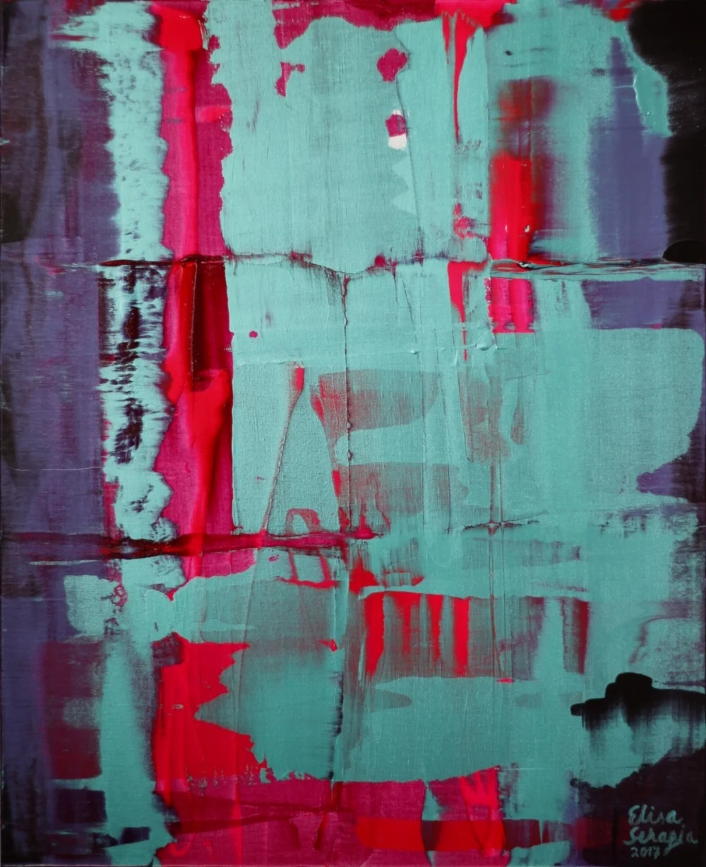 Magnitude, Akryyli kankaalle, 100 cm x 80 cm Myyty / Sold