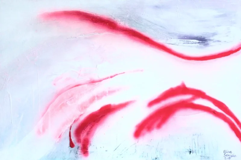Lumikuningatar, Akryyli kankaalle, 100 cm x 150 cm Myyty / Sold