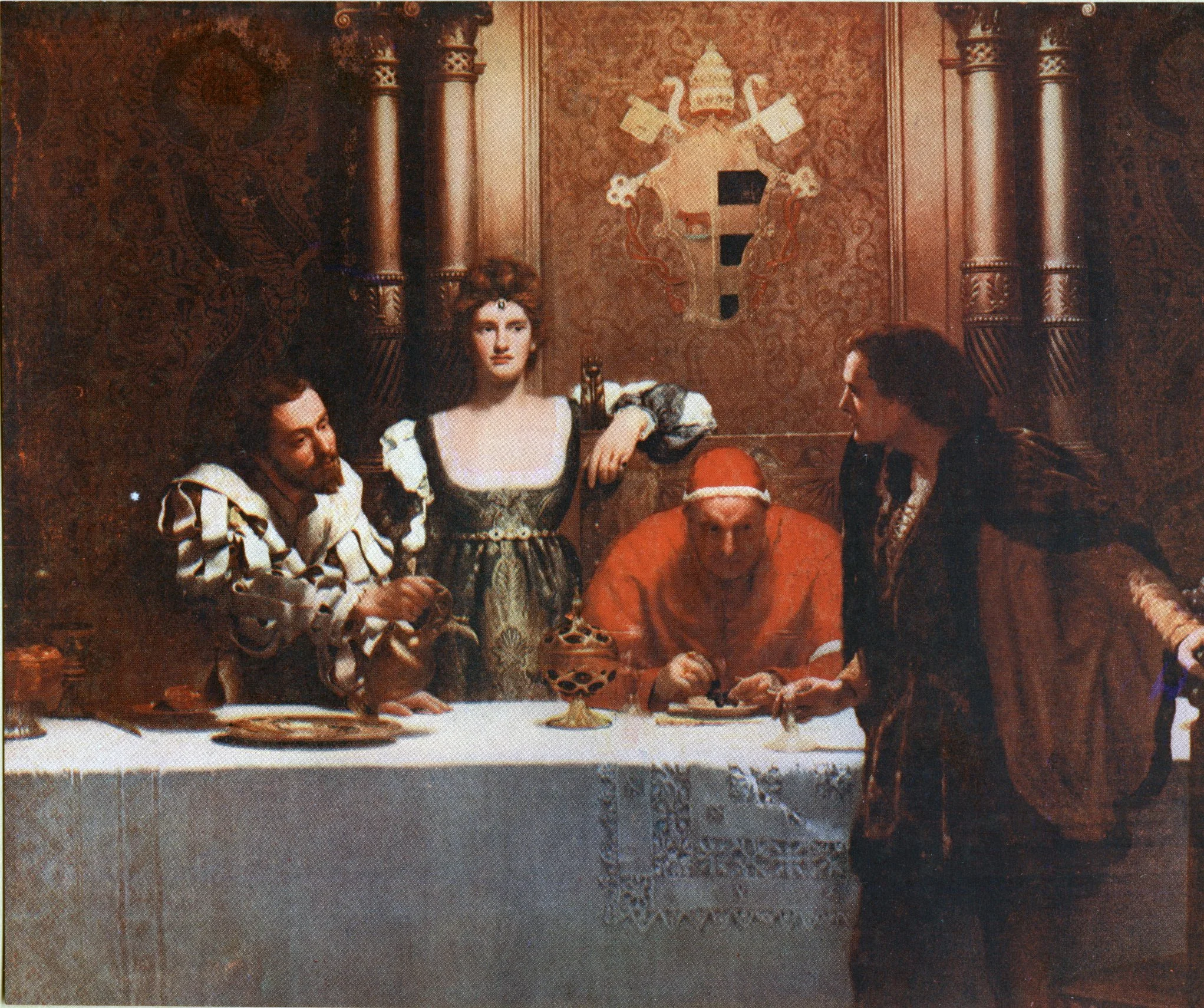 John Collier, A Glass of Wine with Caesar Borgia