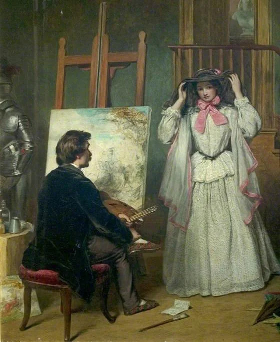William Powell Frith - The Artist's Model