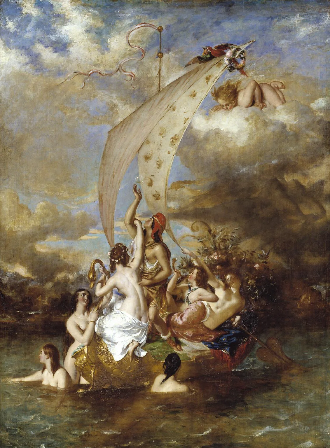 William Etty, Youth on the Prow, and Pleasure at the Helm