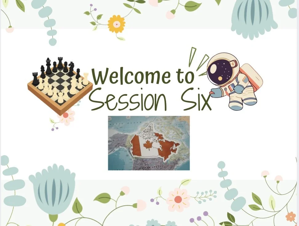 Welcome to Session 6! 