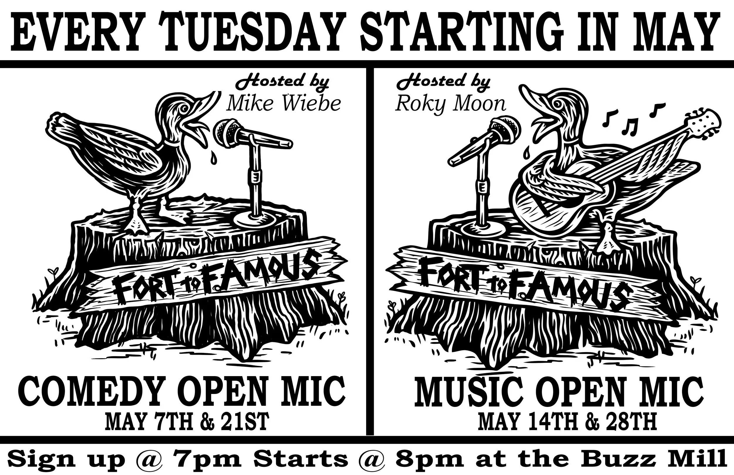 Fort to Famous Comedy Open Mic