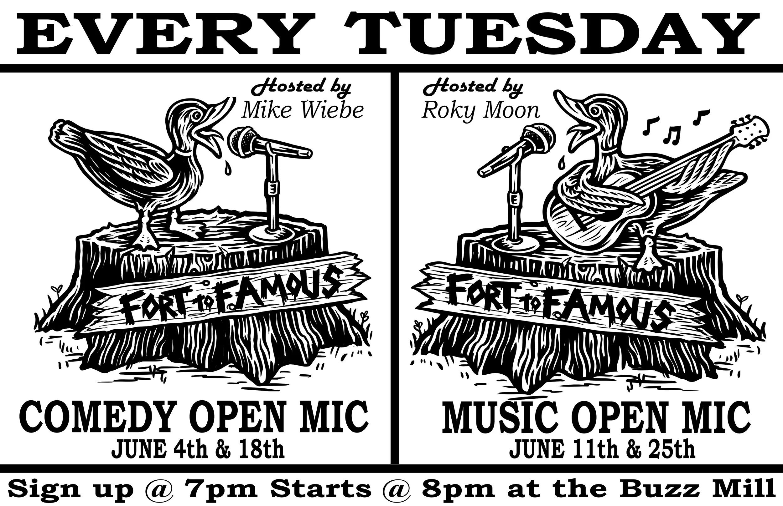 Fort to Famous Comedy Open Mic