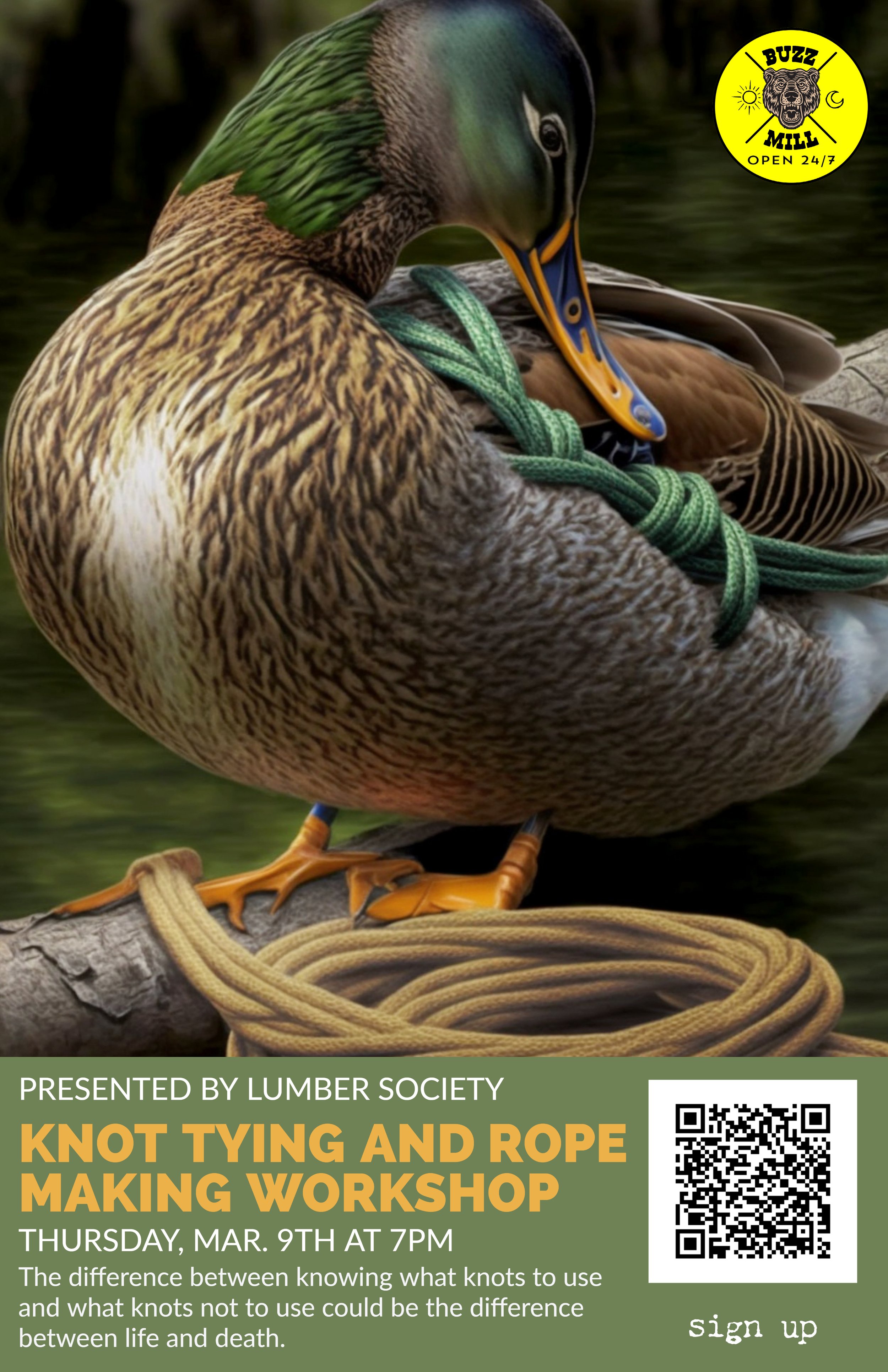 Lumber Society Knot Tying &amp; Rope Making Workshop