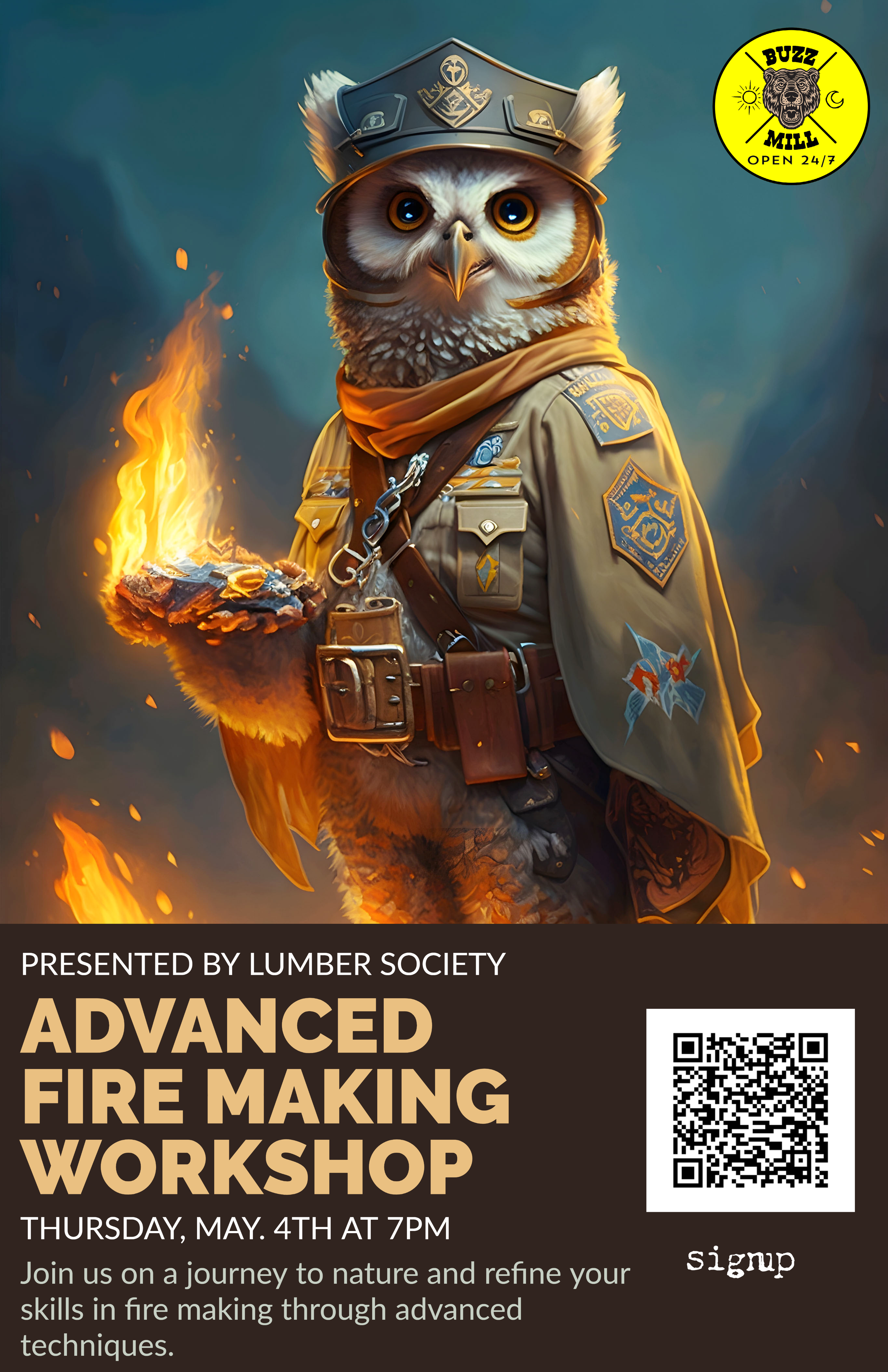 Lumber Society Advanced Fire Making Workshop 