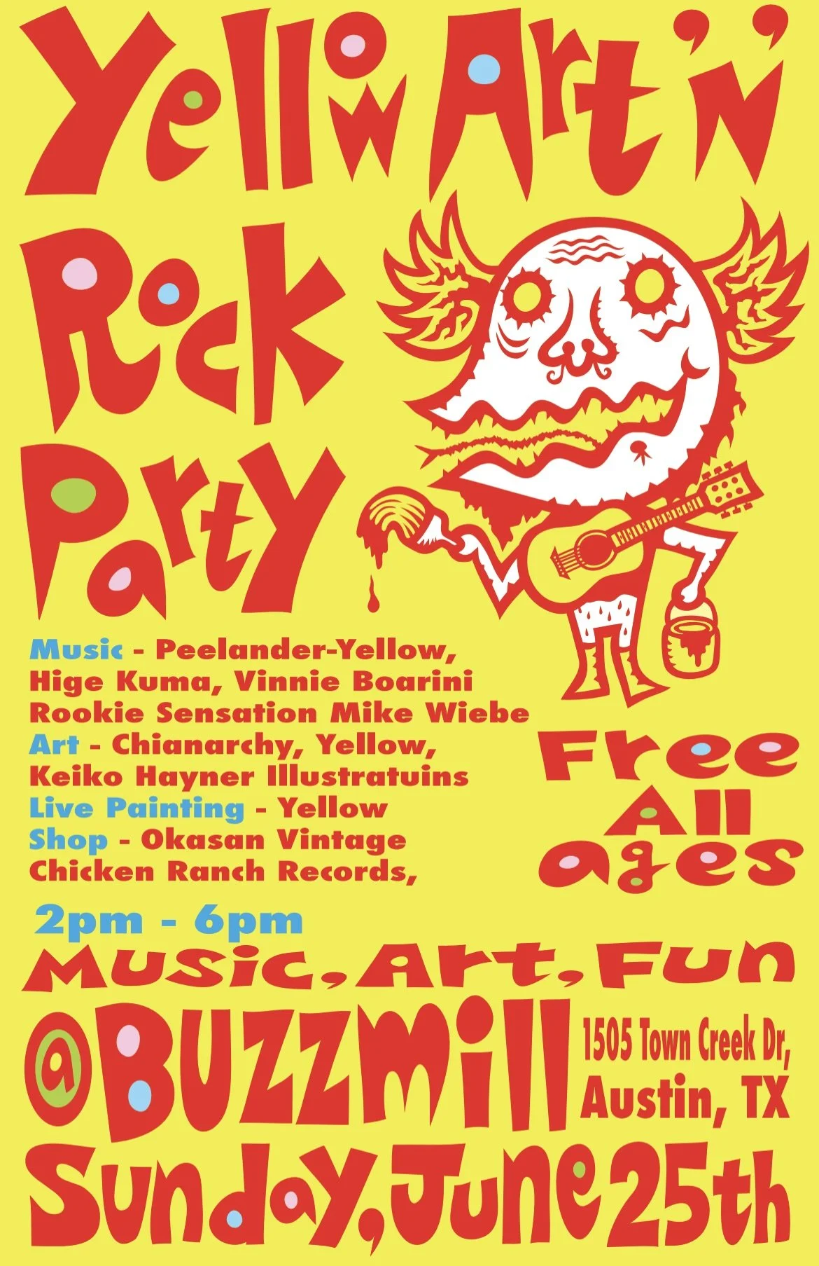 Peelander-Yellow Art 'n' Rock Party!