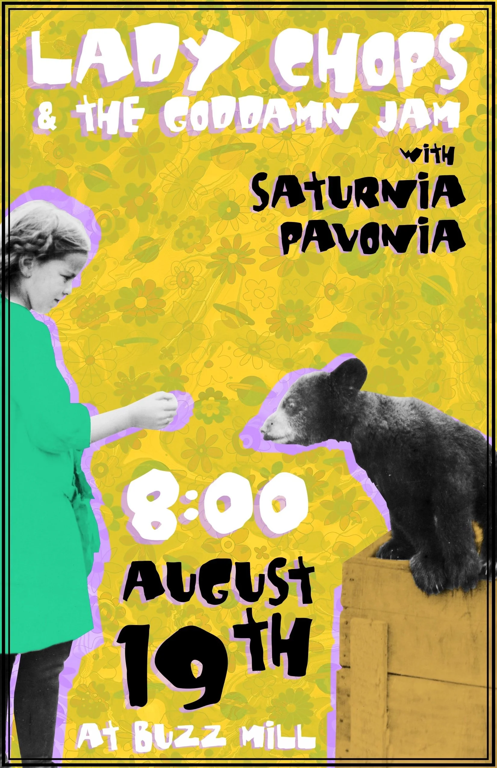 Live Music: Lady Chops &amp; Saturnia Pavonia 