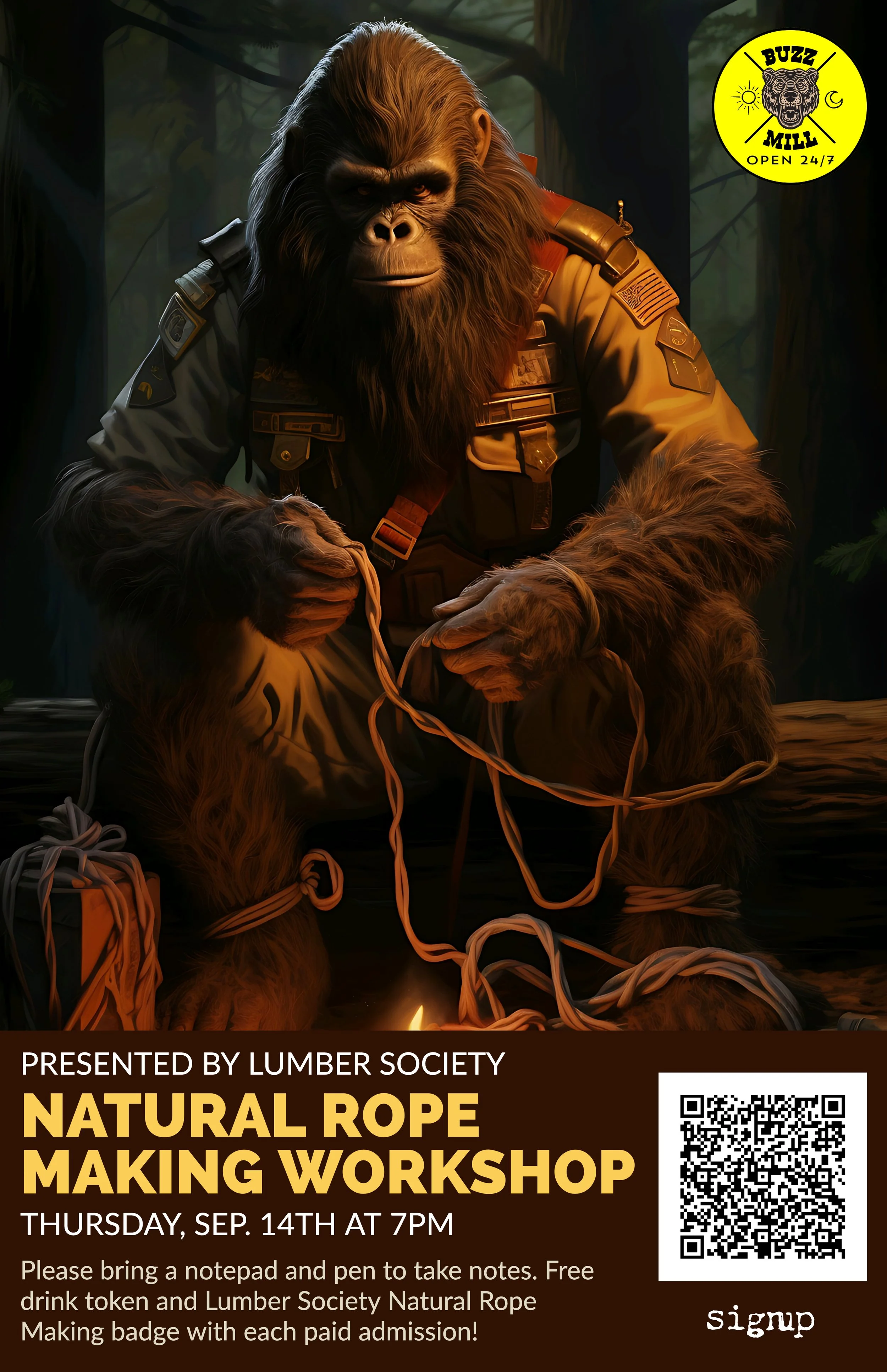 Lumber Society Natural Rope Making 