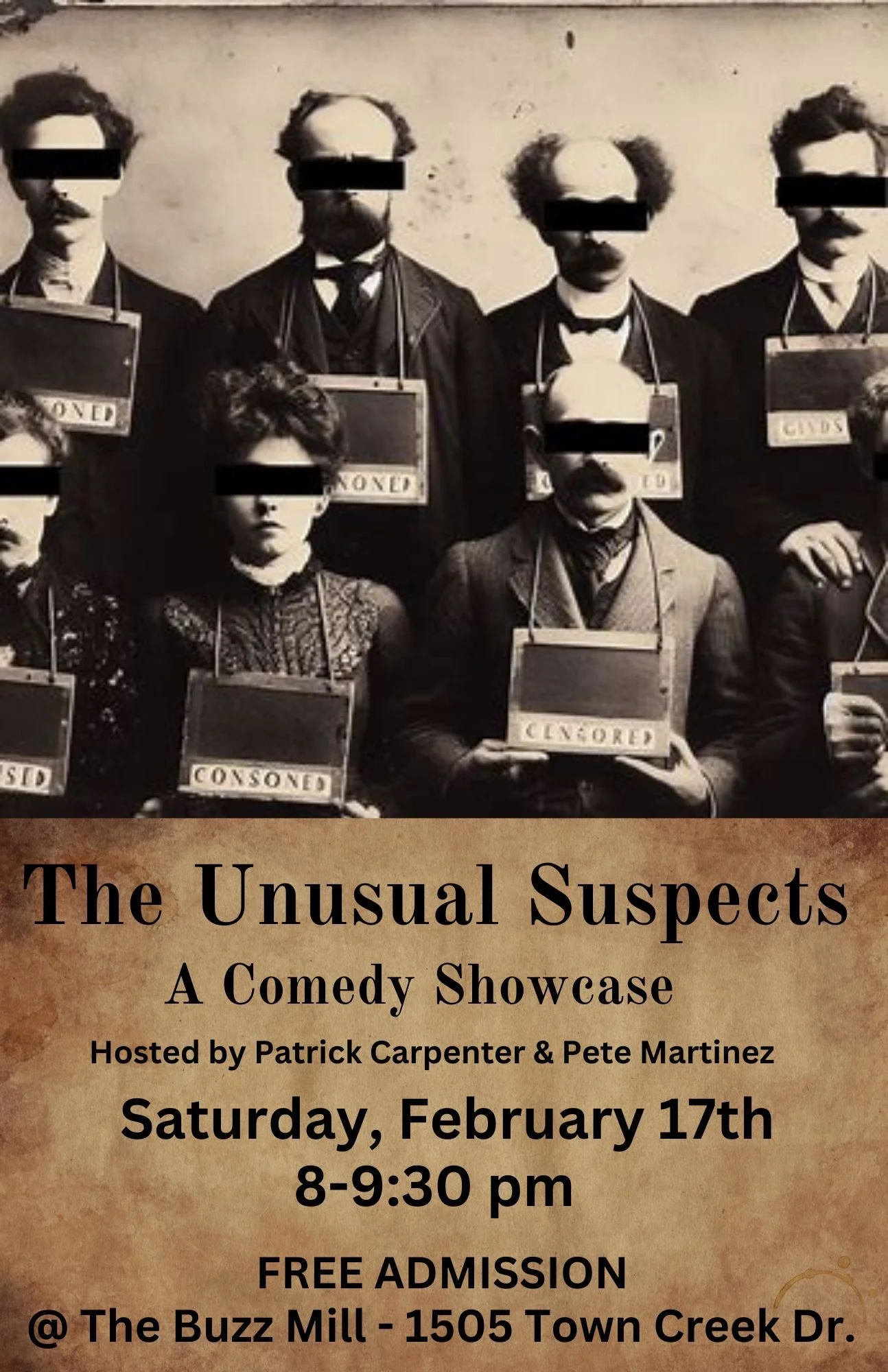 The Unusual Suspects Comedy Show 