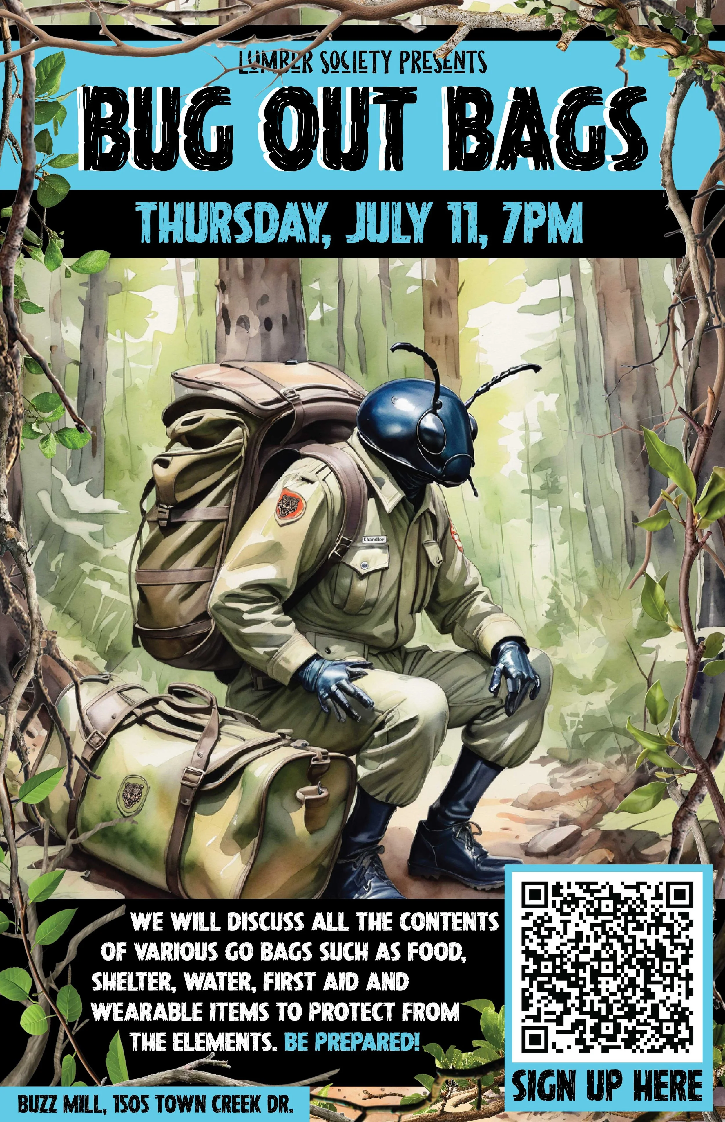 Lumber Society: Bug Out Bags