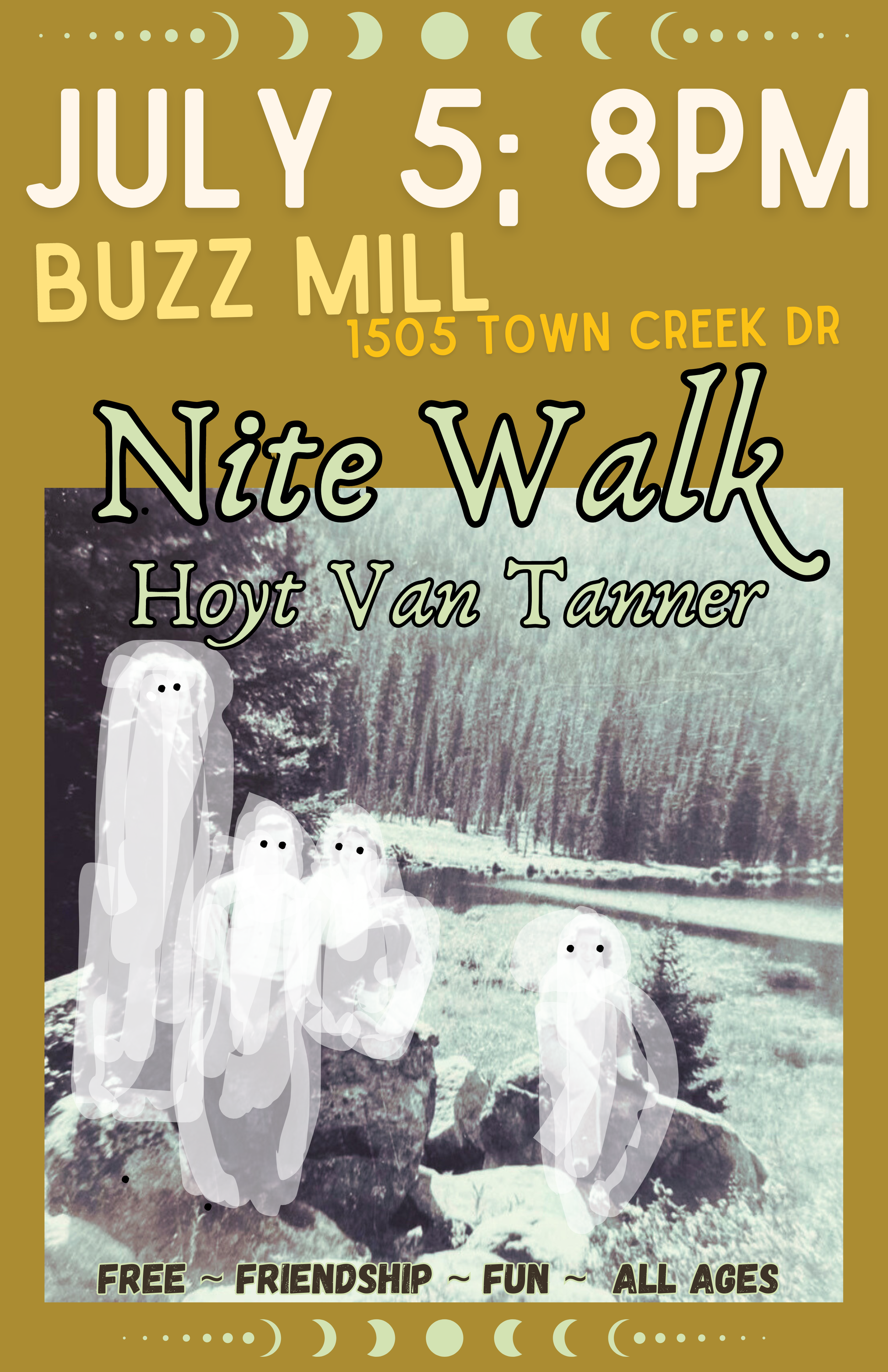 Live Music: Nite Walk, Hoyt Van Tanner