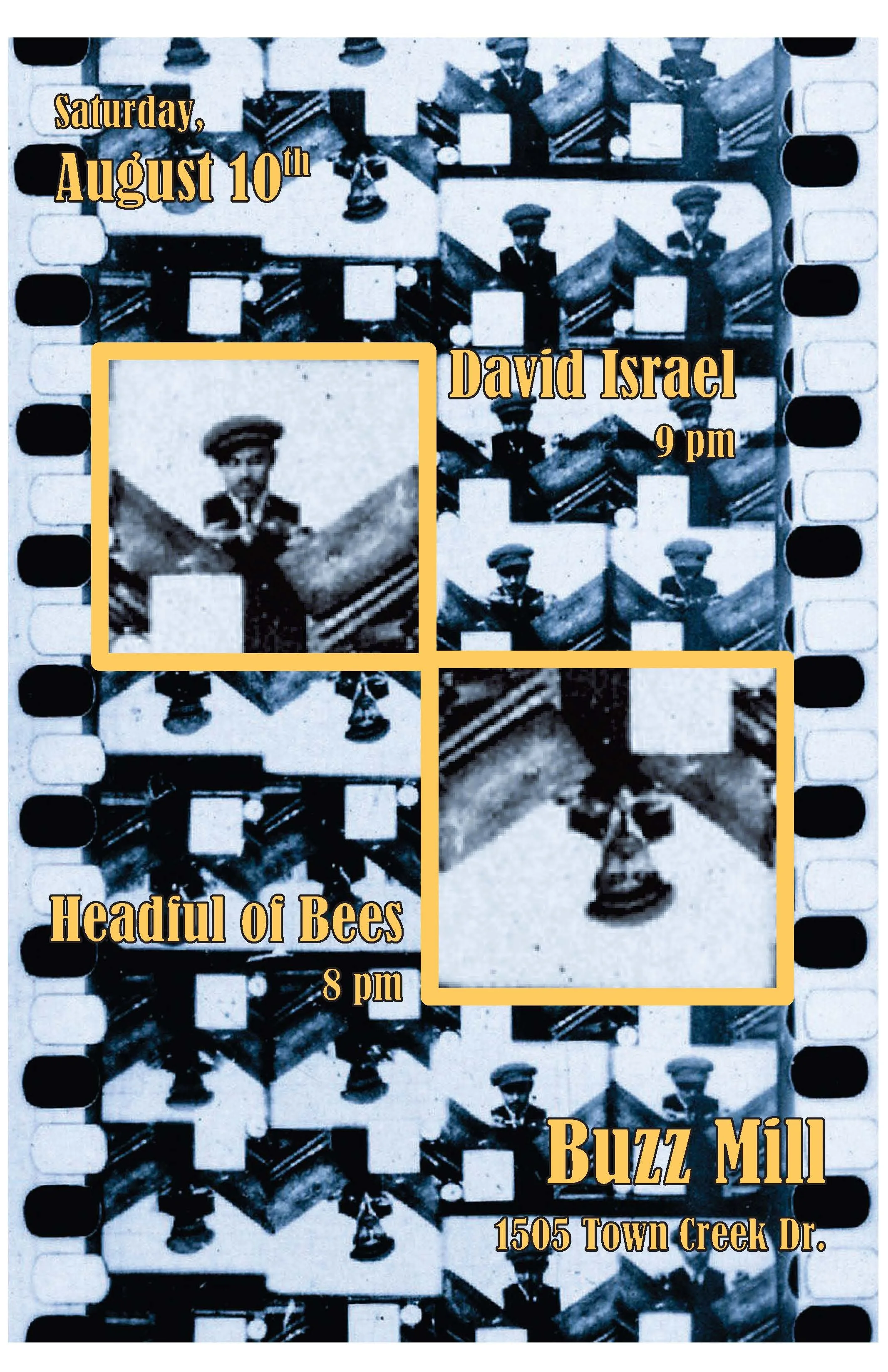 Live Music: David Israel, Headful of Bees 