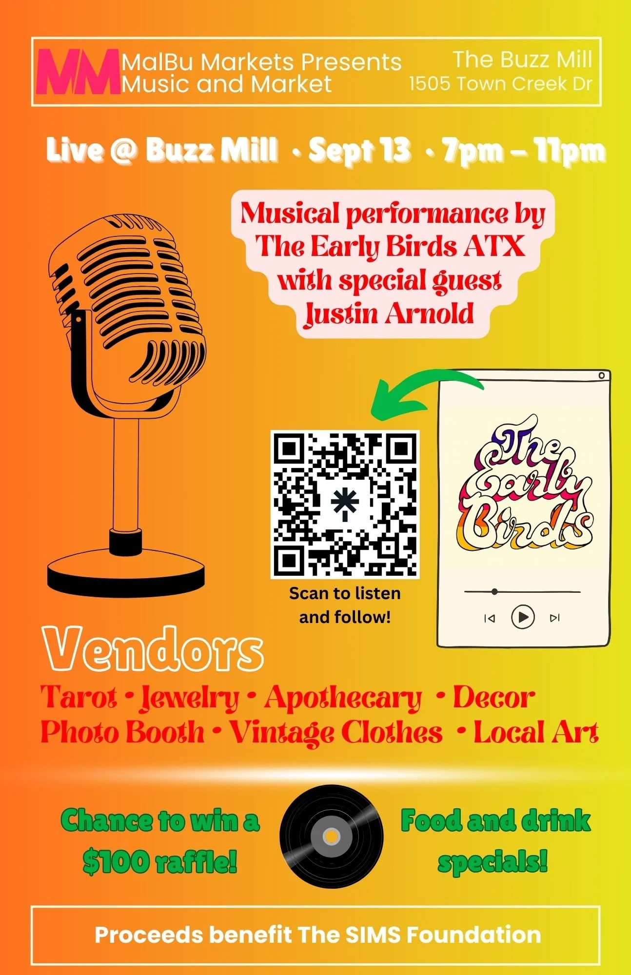 Buzz Mill Market w/ Live Music