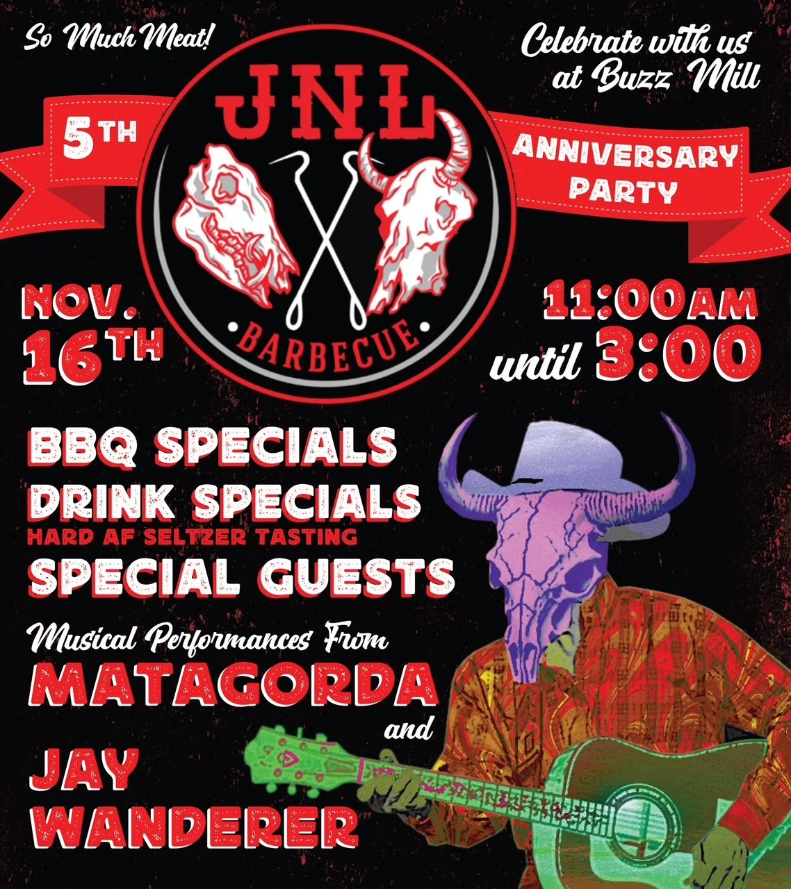 JNL BBQ Anniversary Party