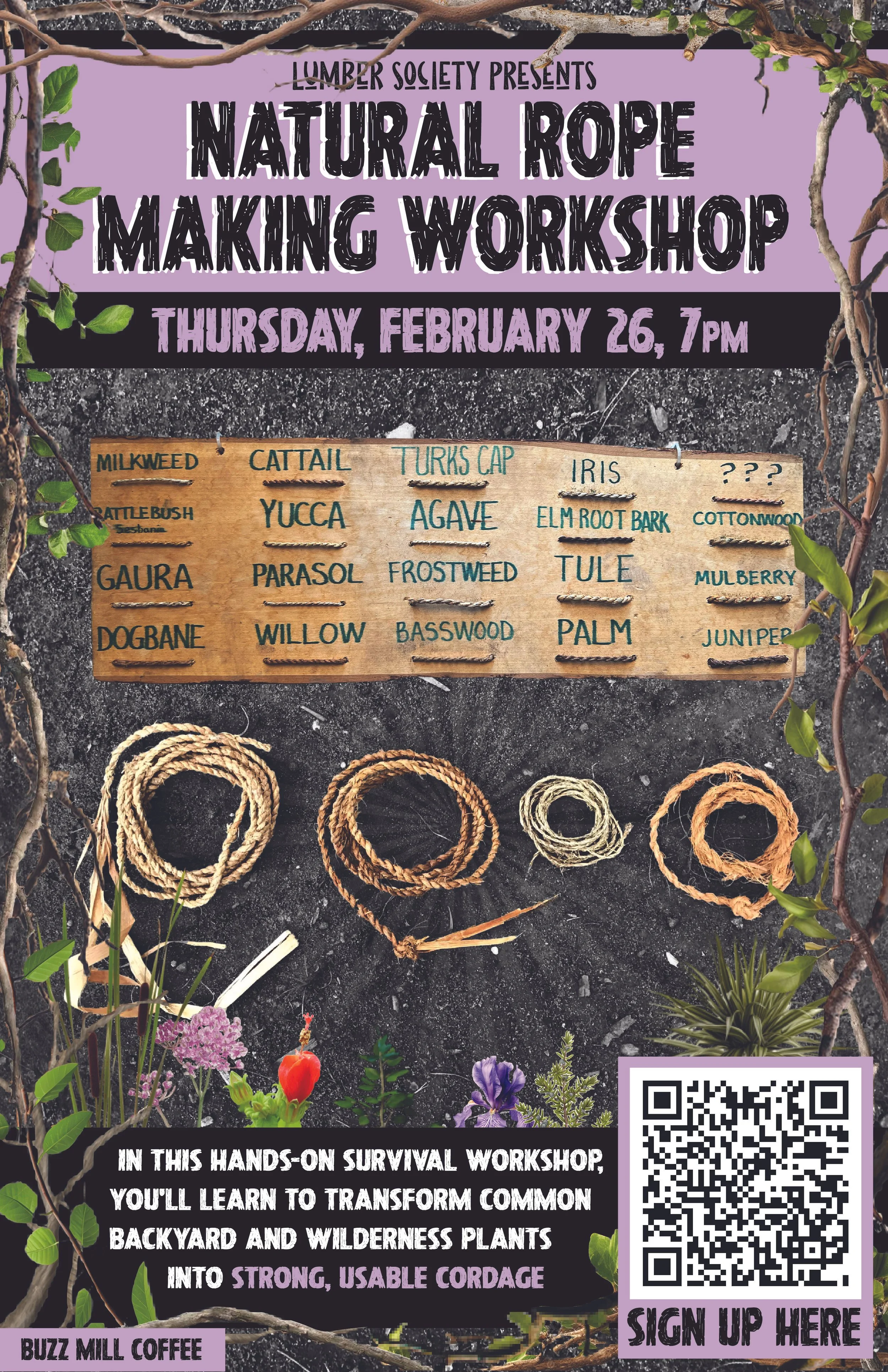 Natural Rope Making Workshop