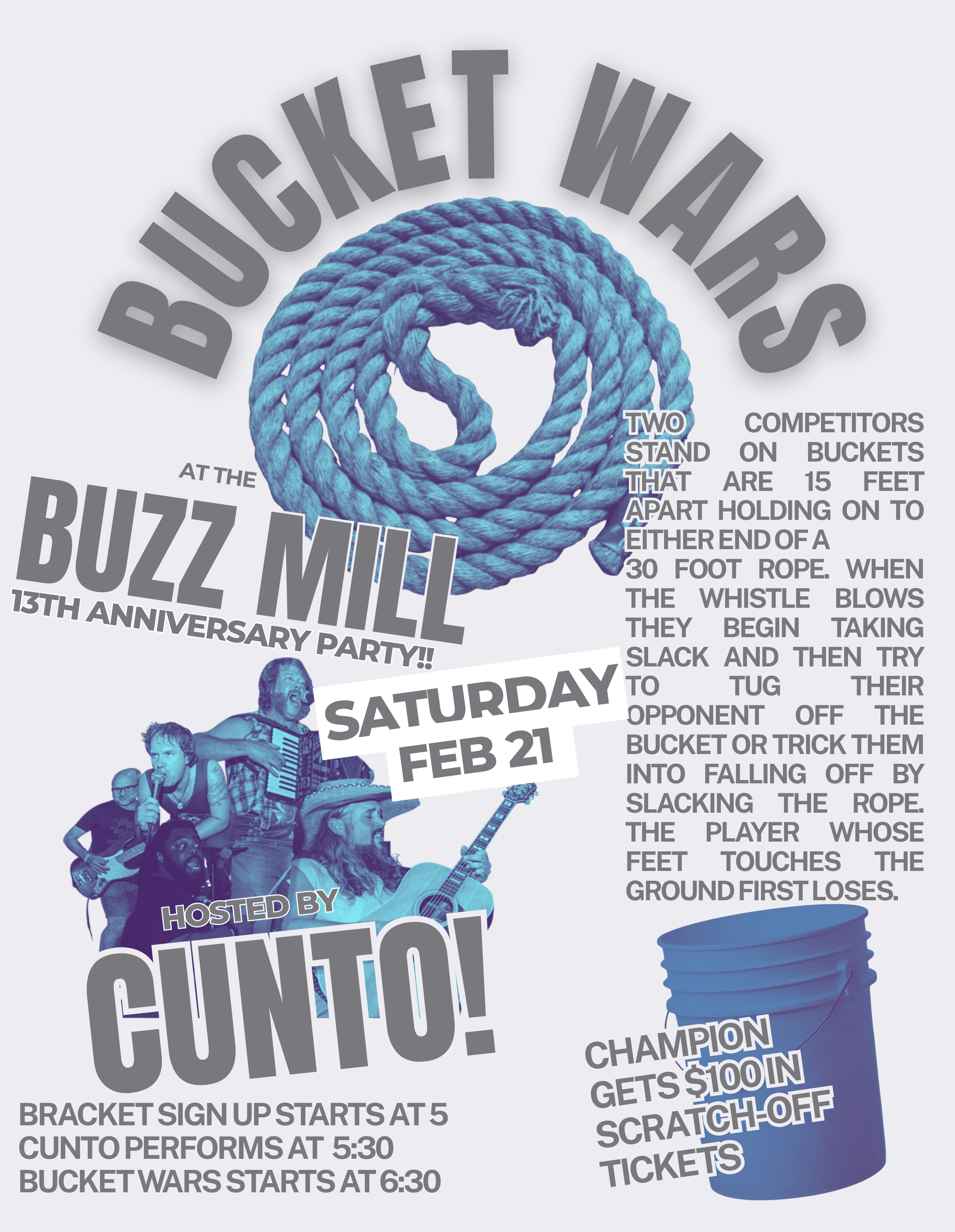 Bucket Wars with Cunto! 