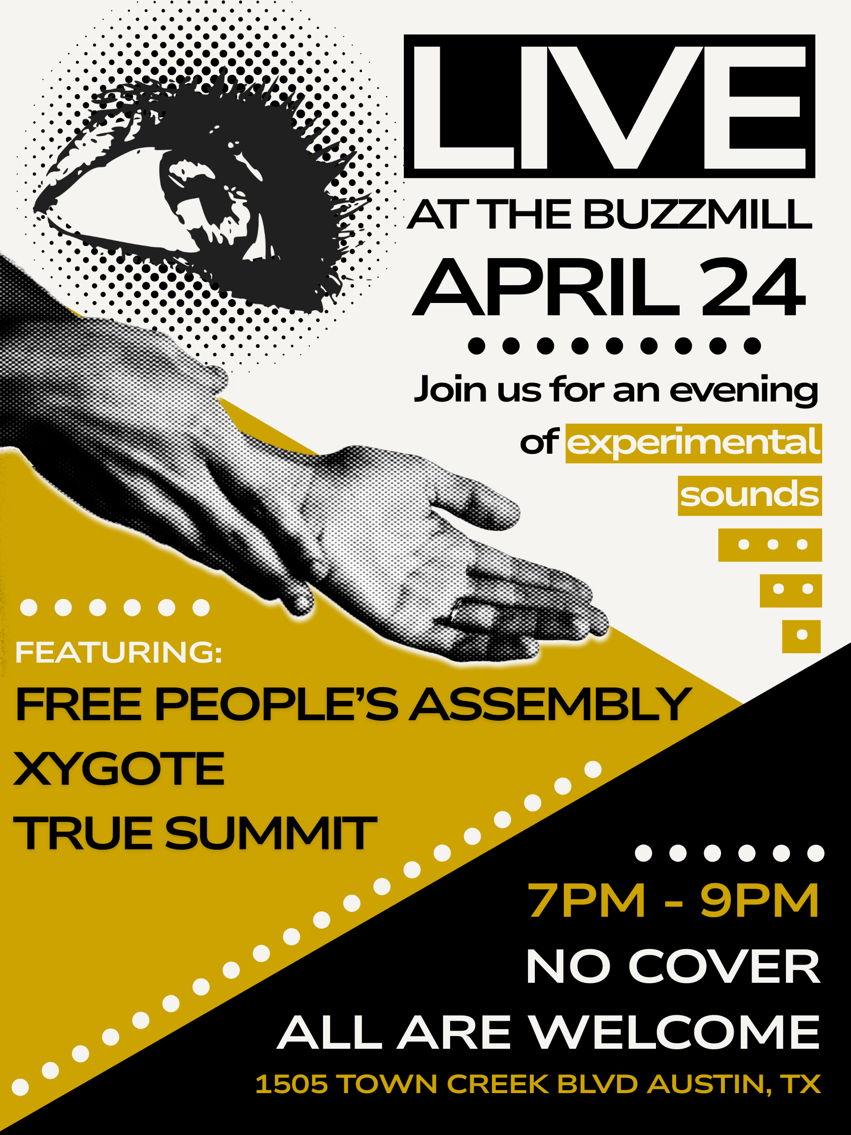 Live Music: True Summit, Xygote, Free People's Assembly 