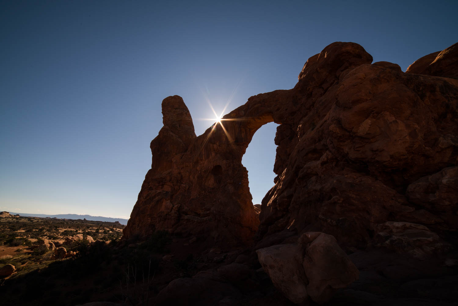 Sun Star on Turret Arch on Turret