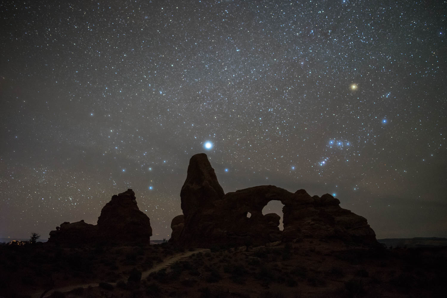 Turret Arch at Night