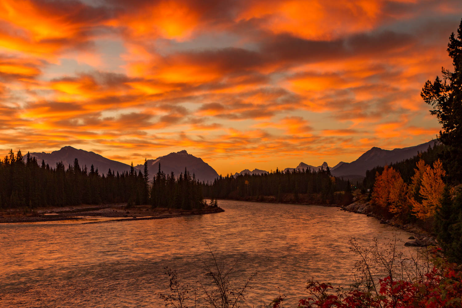 Athabasca River Sunrise.