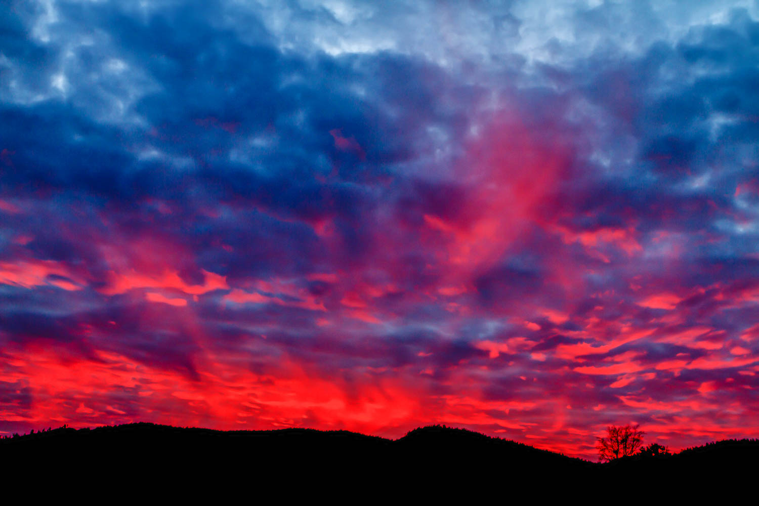 Fire in the Sky over Alberta