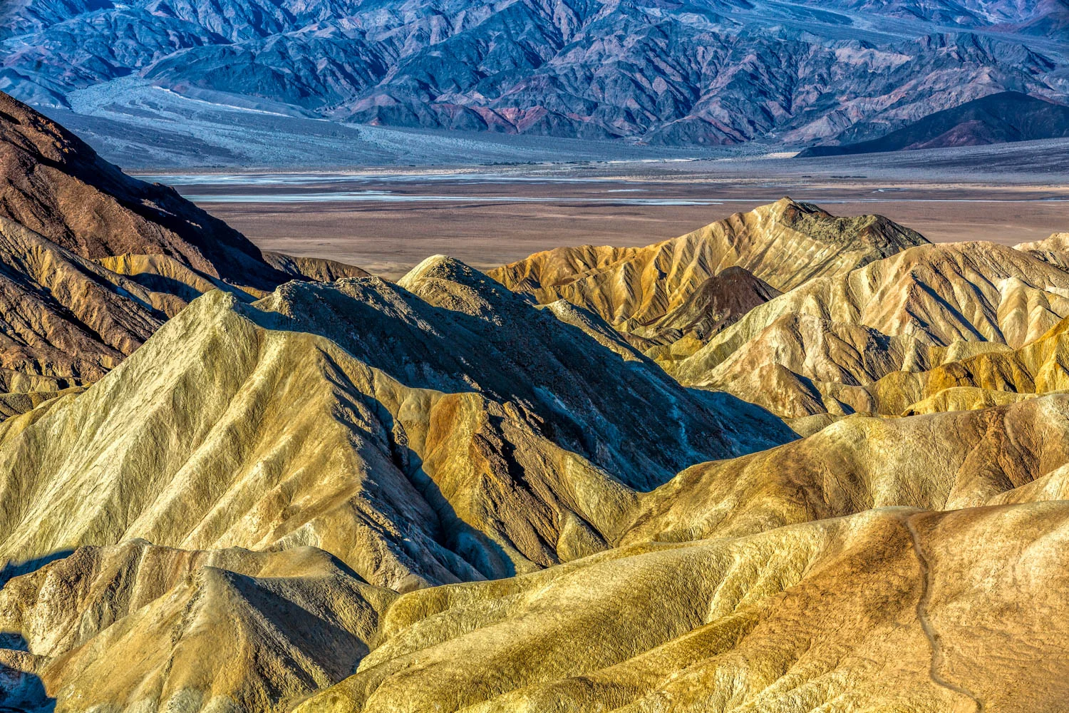 Colorful Rocks at Zabriskie Point