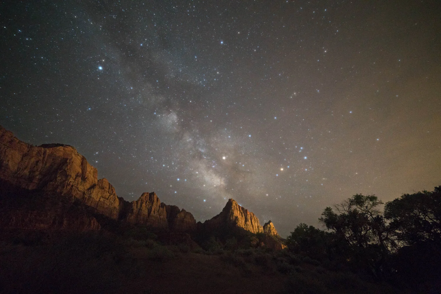 Galactic Center over Watchman