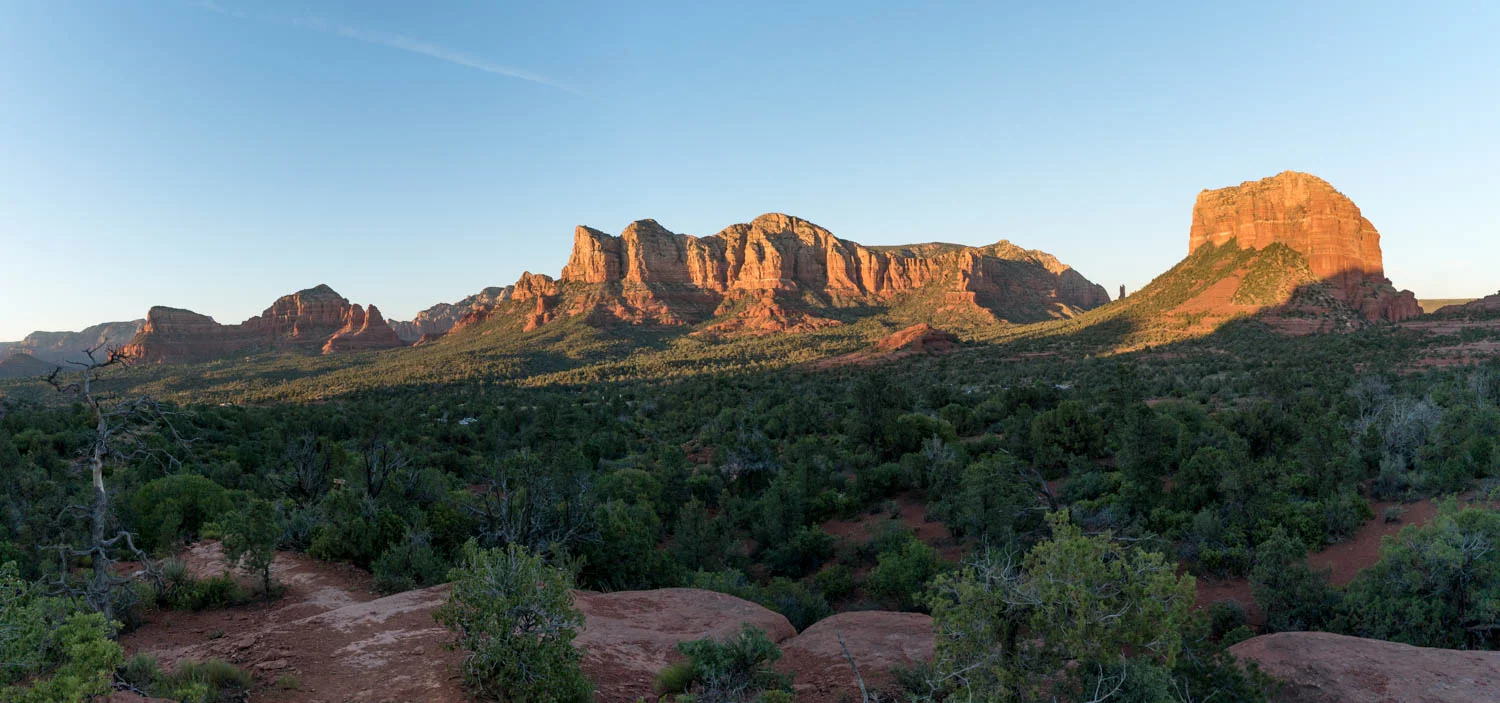Courthouse Rock in Warm Light.
