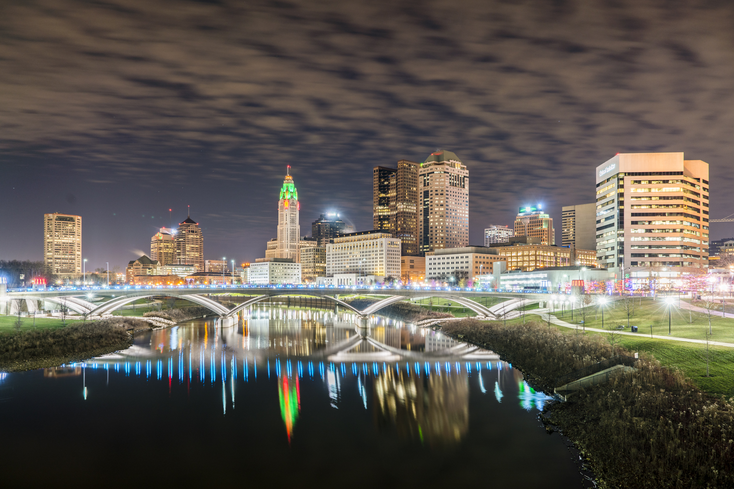 Rich St. Bridge Reflection