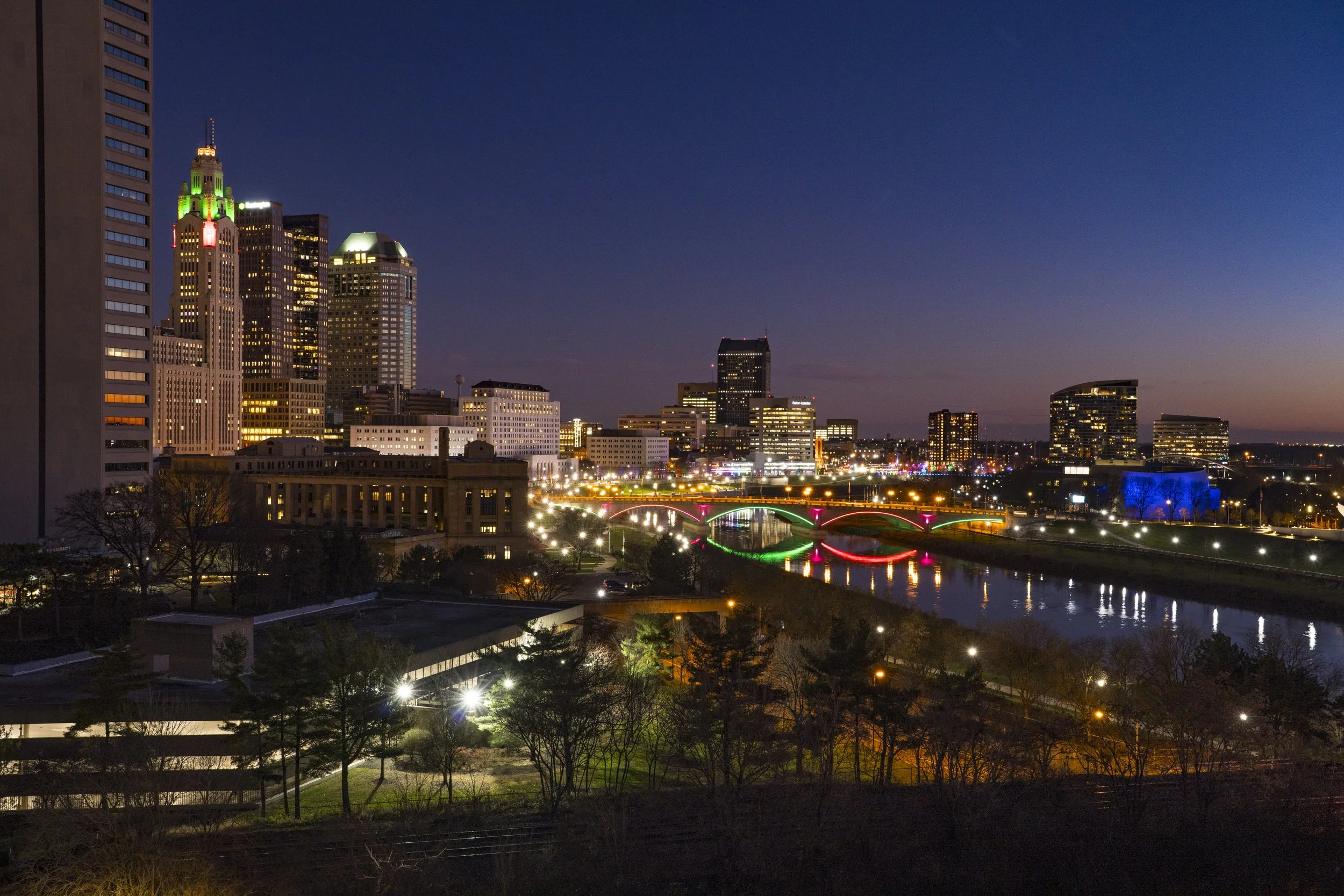 Columbus Skyline  south view